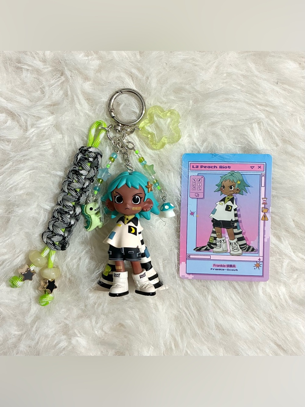 Lil Peach Riot x Loading! - Frankie Scout Handmade Bag Charm